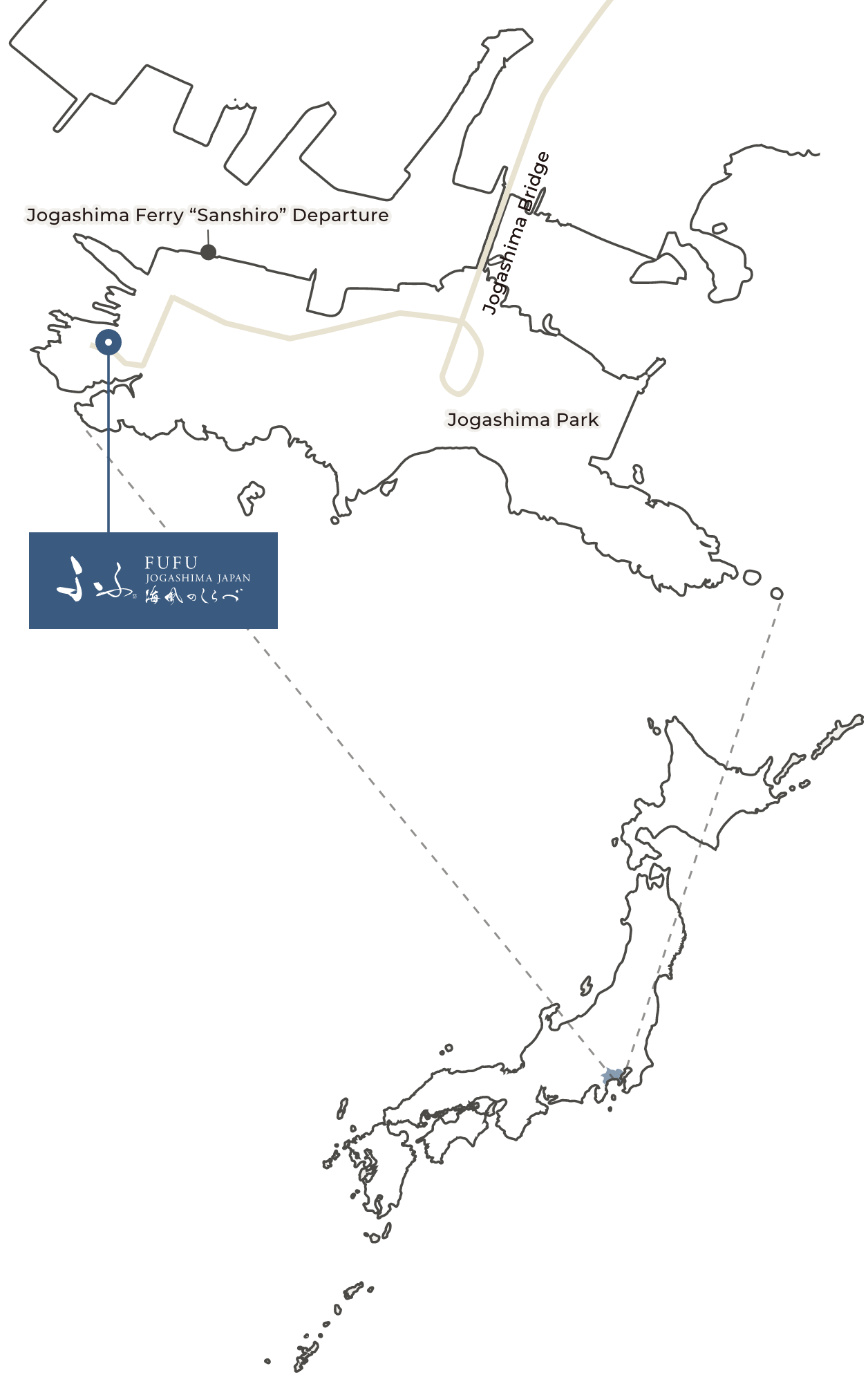 ふふ 城ヶ島 海風のしらべ 地図